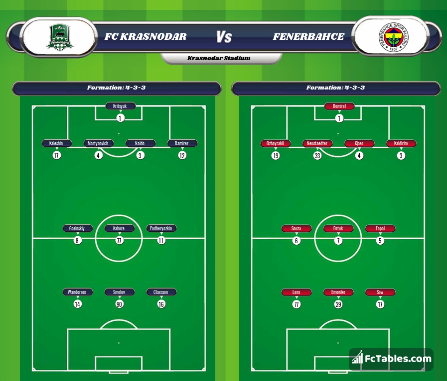 Preview image FC Krasnodar - Fenerbahce