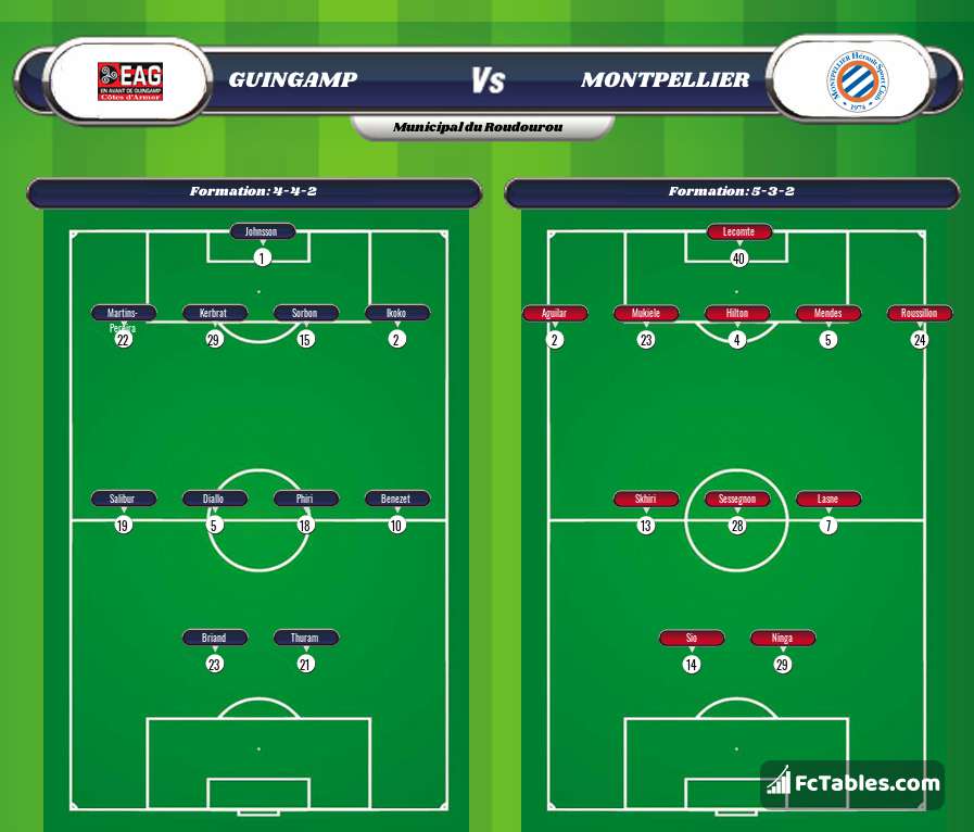 Preview image Guingamp - Montpellier