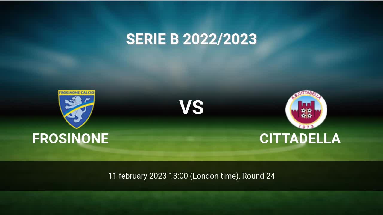 Modena vs Cittadella H2H stats - SoccerPunter