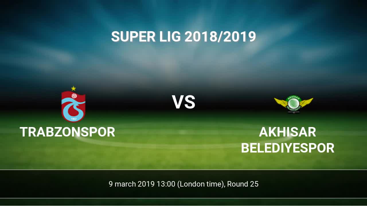 Akhisar vs trabzonspor 2025 h2h