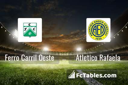 Club Ferro Carril Oeste - Atlético de Rafaela placar ao vivo, H2H e  escalações