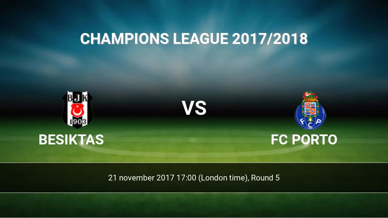 Besiktas JK vs FC Porto - 21 de novembro de 2017 - Futebol sub-19