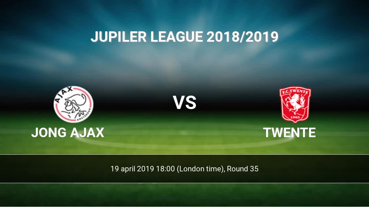 Jong Ajax Vs Twente H2h 29 Apr 2019 Head To Head Stats Prediction [ 720 x 1280 Pixel ]