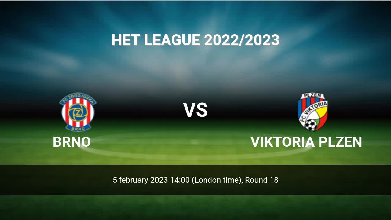 Slavia Prague vs Brno H2H 11 feb 2023 Head to Head stats prediction