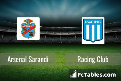 Arsenal Sarandi vs Racing Club H2H 18 feb 2023 Head to Head stats prediction