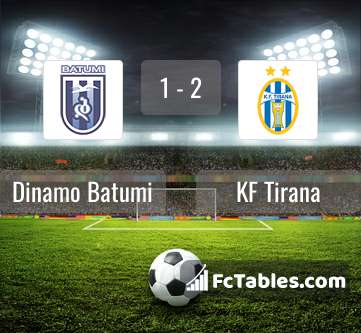 Tirana vs Laci teams information, statistics and results