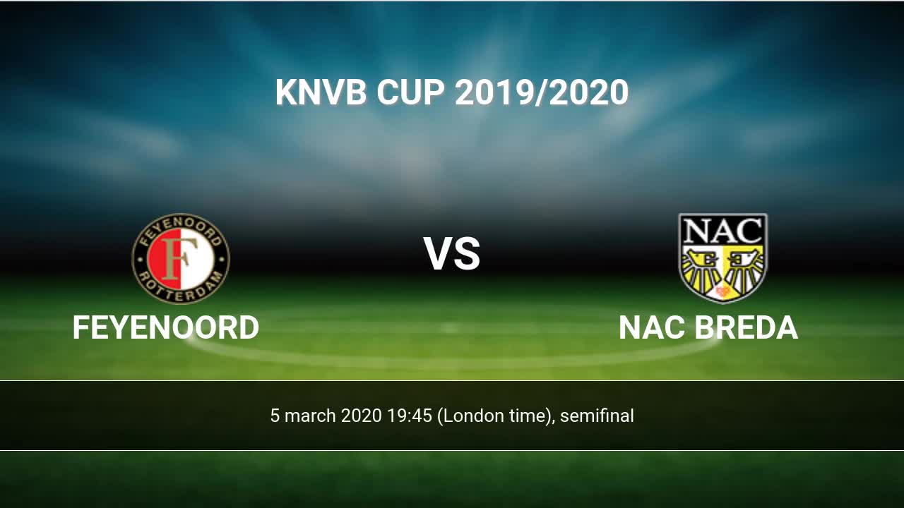 Feyenoord Vs Nac Breda H2h 5 Mar 2020 Head To Head Stats Prediction [ 720 x 1280 Pixel ]