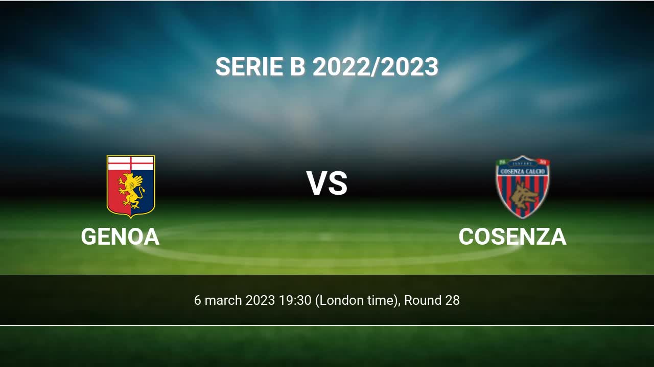 Genoa vs Cagliari: Live Score, Stream and H2H results 4/27/2024