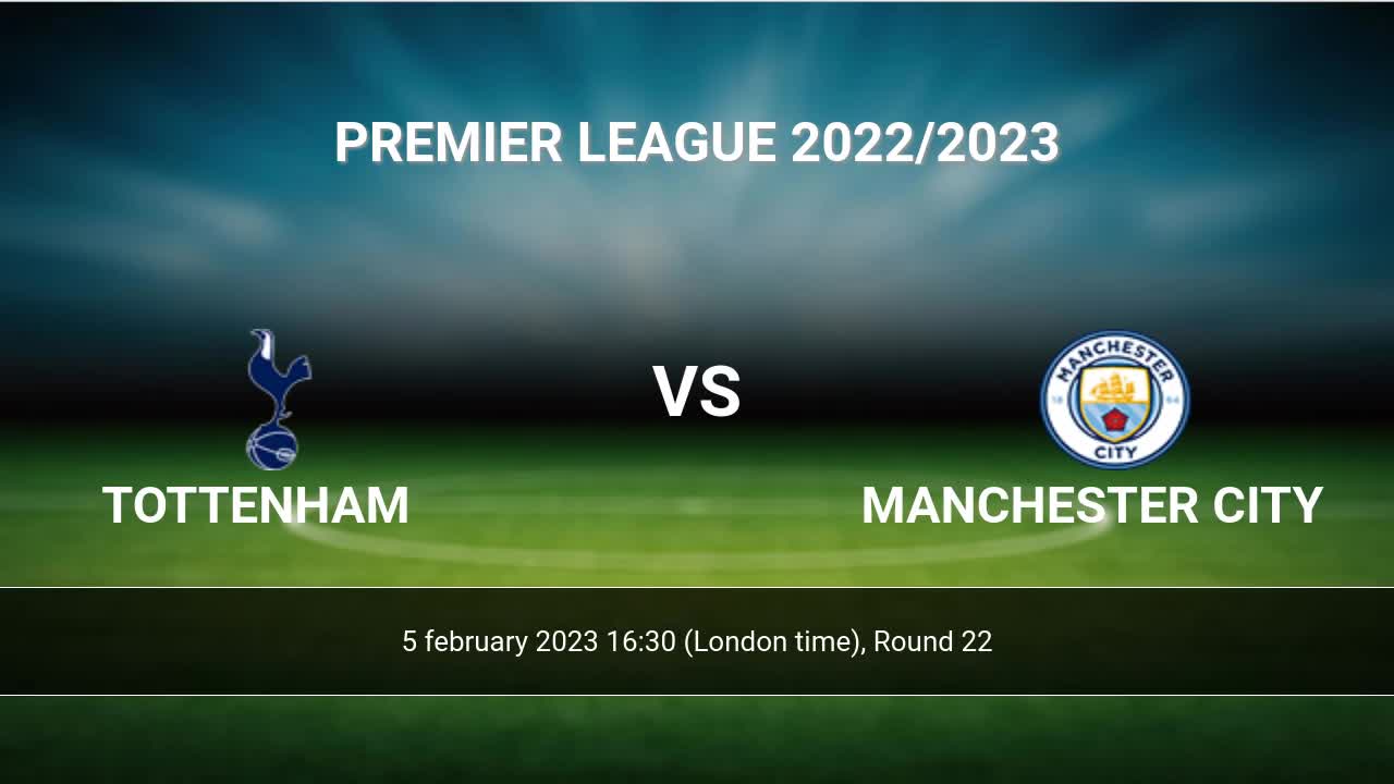 Palpite Manchester City x Tottenham - Premier League – 03/12/2023