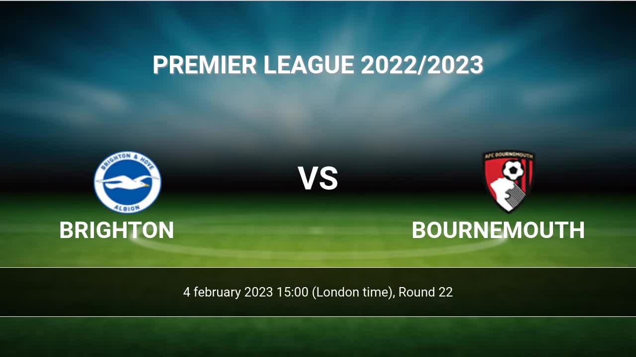 Brighton & Hove vs. AFC Bournemouth Premier League free live stream  (9/24/23): How to watch, time, channel, betting odds 