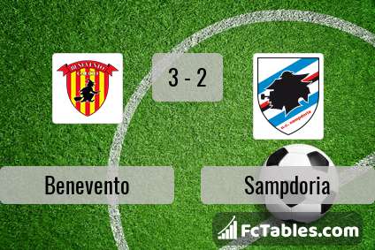 Preview image Benevento - Sampdoria