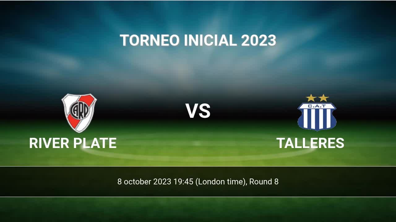 Intermedio 2023 - 5ª fecha: M. City Torque vs River Plate. - C.A. River  Plate