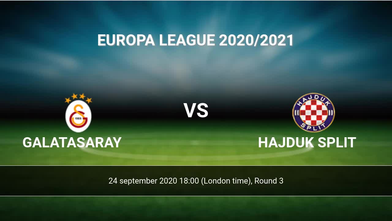 Hajduk Split vs HNK Gorica - live score, predicted lineups and H2H