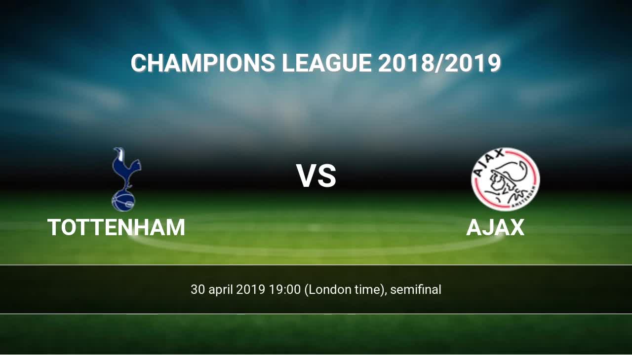 Tottenham vs Ajax