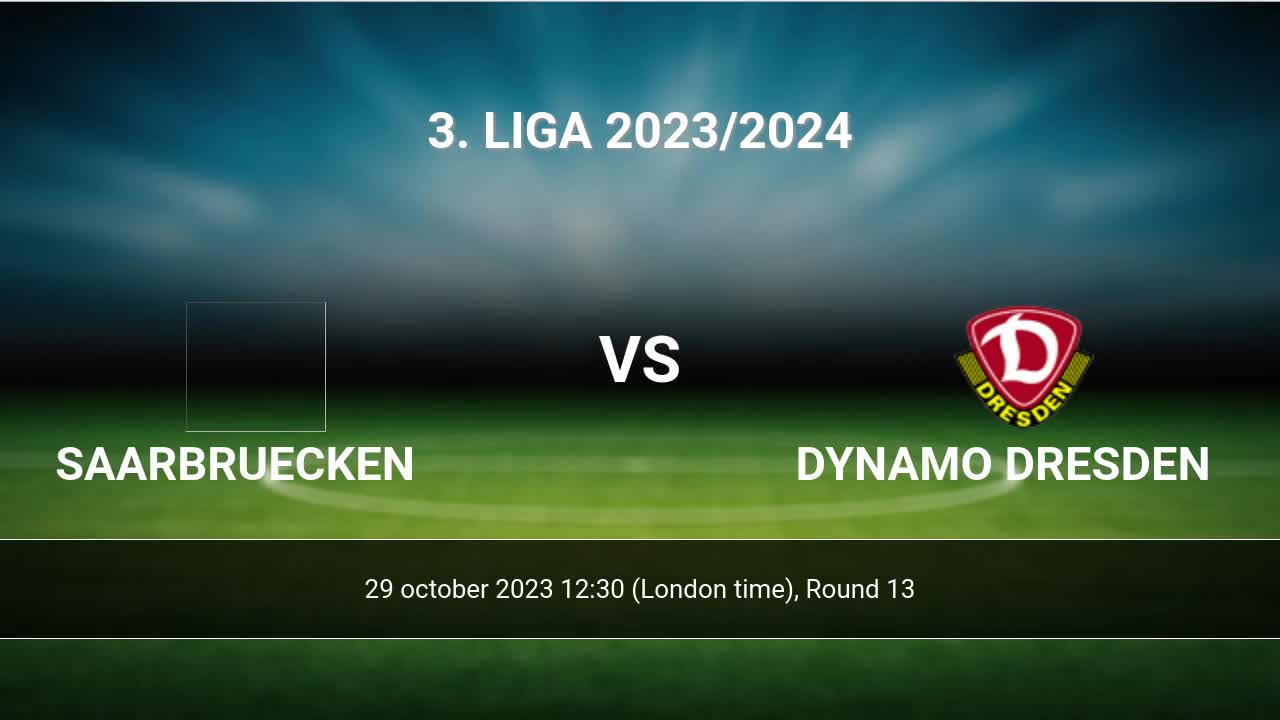 Dynamo Dresden x 1860 München Estatísticas Confronto Direto