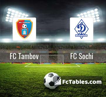 Preview image FC Tambov - FC Sochi