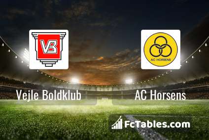 kasket Udvalg vælge Vejle Boldklub vs AC Horsens H2H 9 nov 2022 Head to Head stats prediction