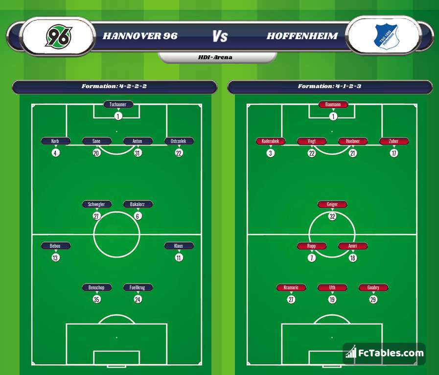 Preview image Hannover 96 - Hoffenheim