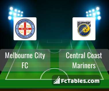 Melbourne City FC vs Central Coast Mariners H2H 3 jun 2023 Head to Head ...